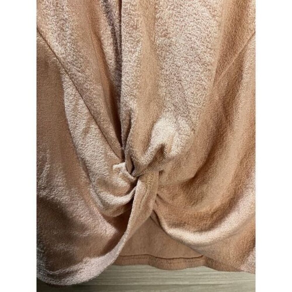 T-shirt Twist Hem Drop Shoulder Tee Small - Picture 3 of 5